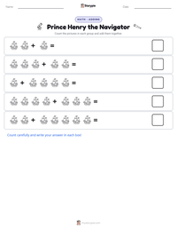 Prince Henry the Navigator printable worksheet preview