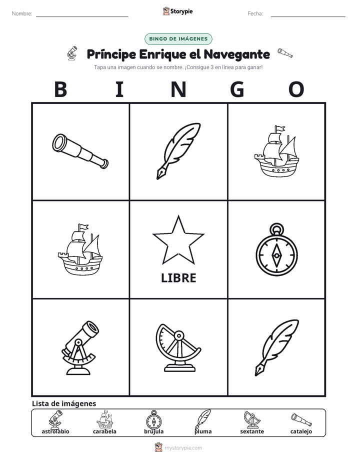 Bingo de Imágenes