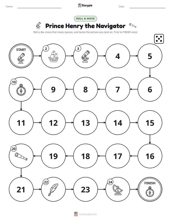 Roll & Move Game