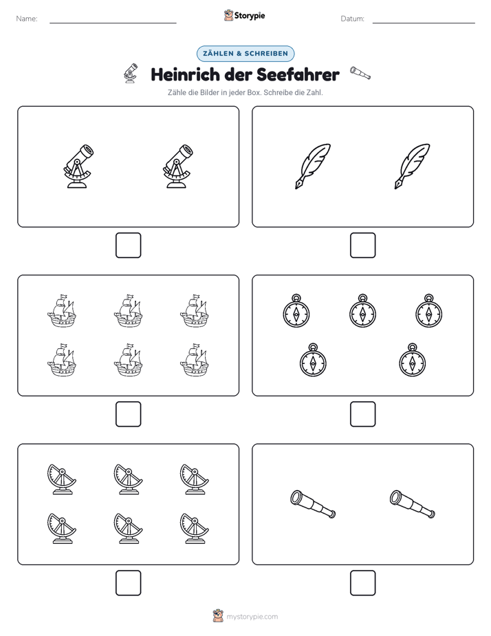 Zählen & Schreiben