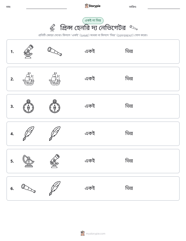 একই বা ভিন্ন