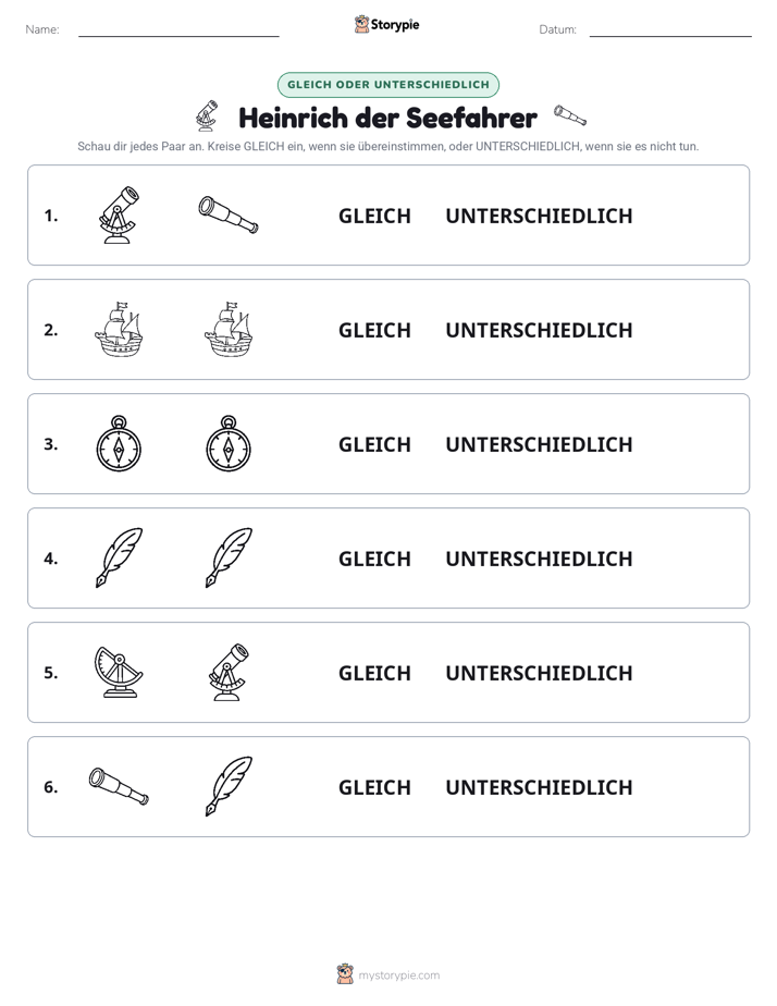 Gleich oder Anders