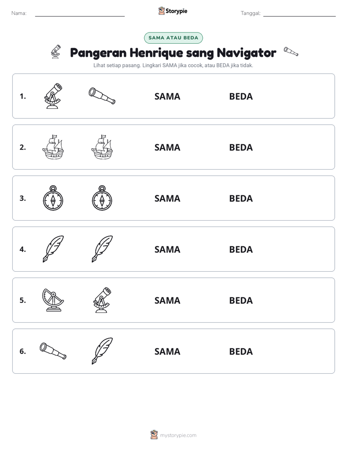 Sama atau Berbeda