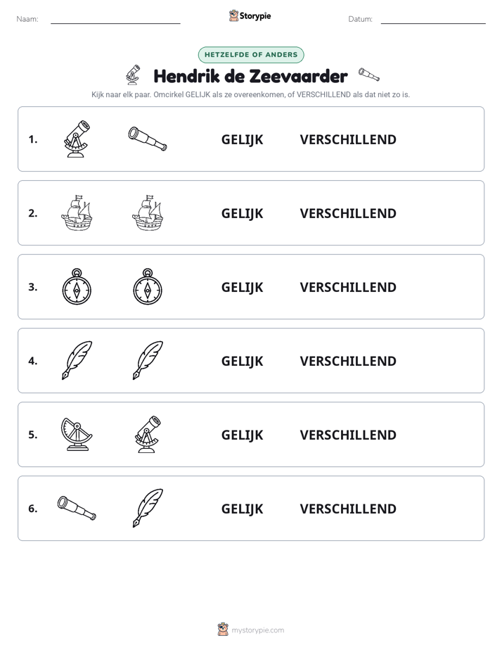 Zelfde of Verschillend