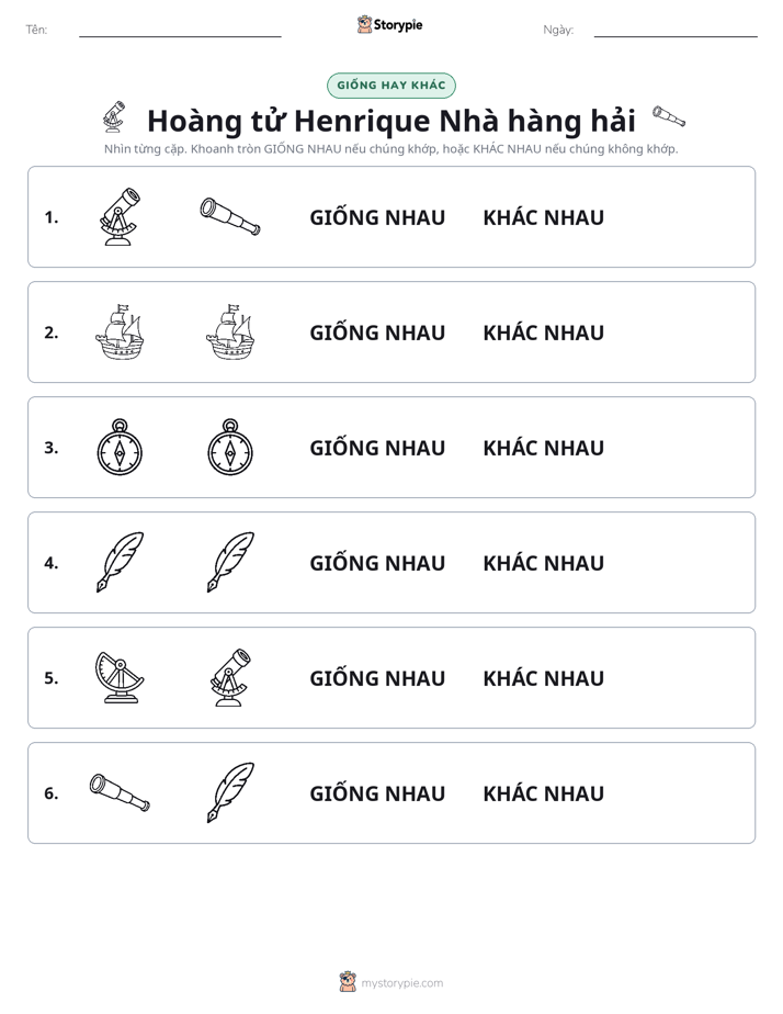 Giống Hay Khác