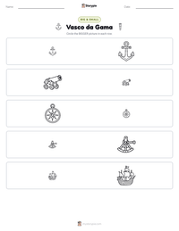 Vasco da Gama printable worksheet preview