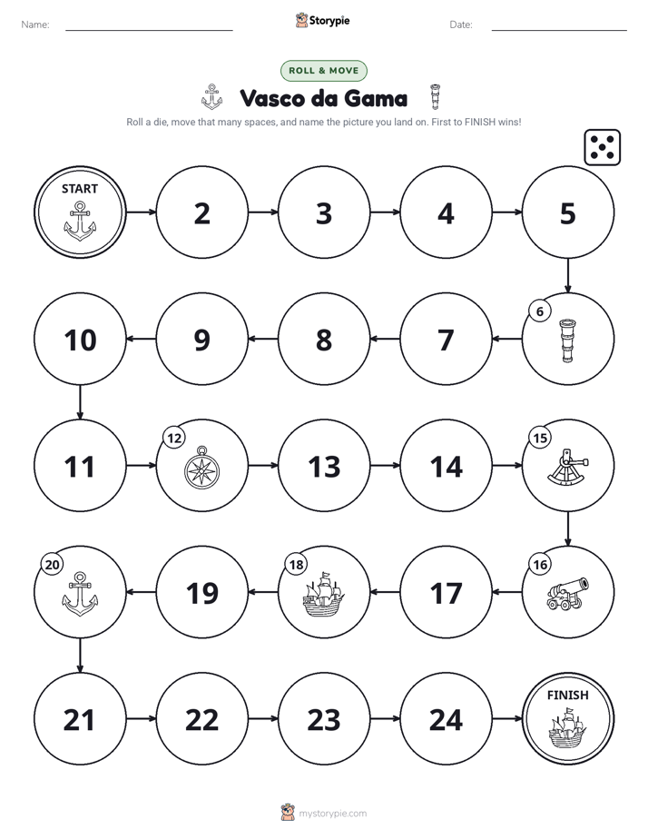 Roll & Move Game