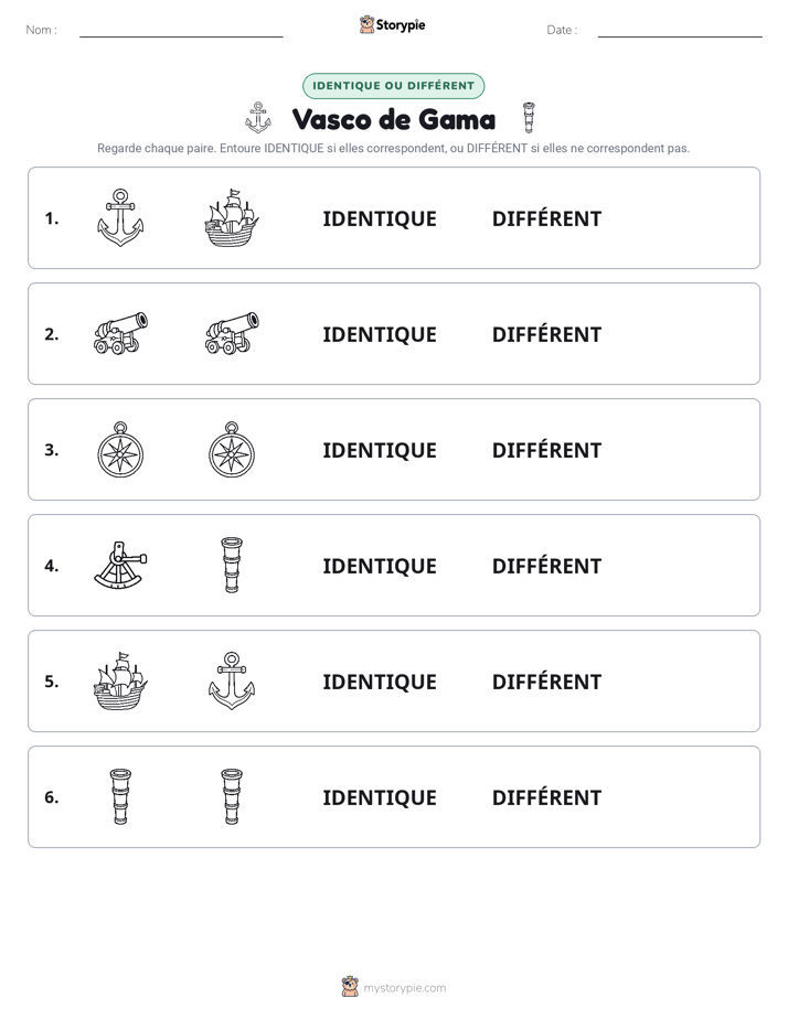 Identique ou Différent