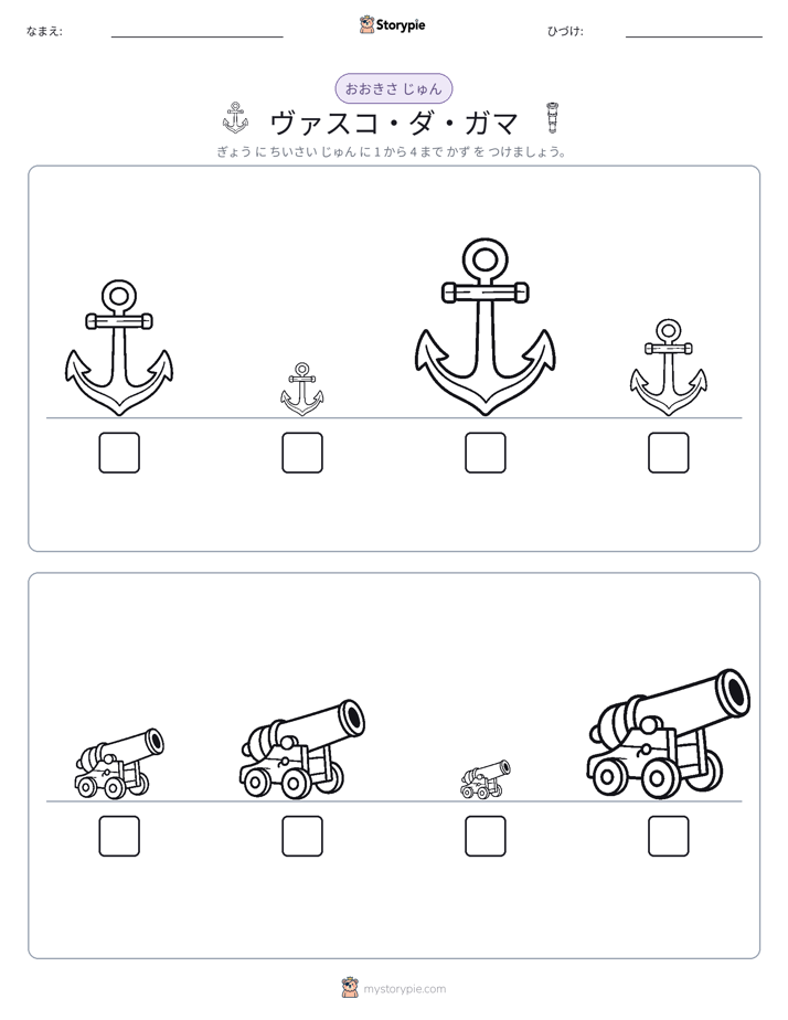 サイズ順