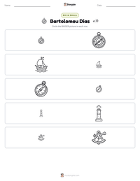 Bartolomeu Dias printable worksheet preview