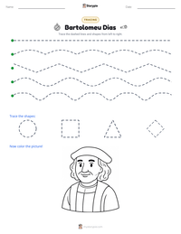 Bartolomeu Dias printable worksheet preview