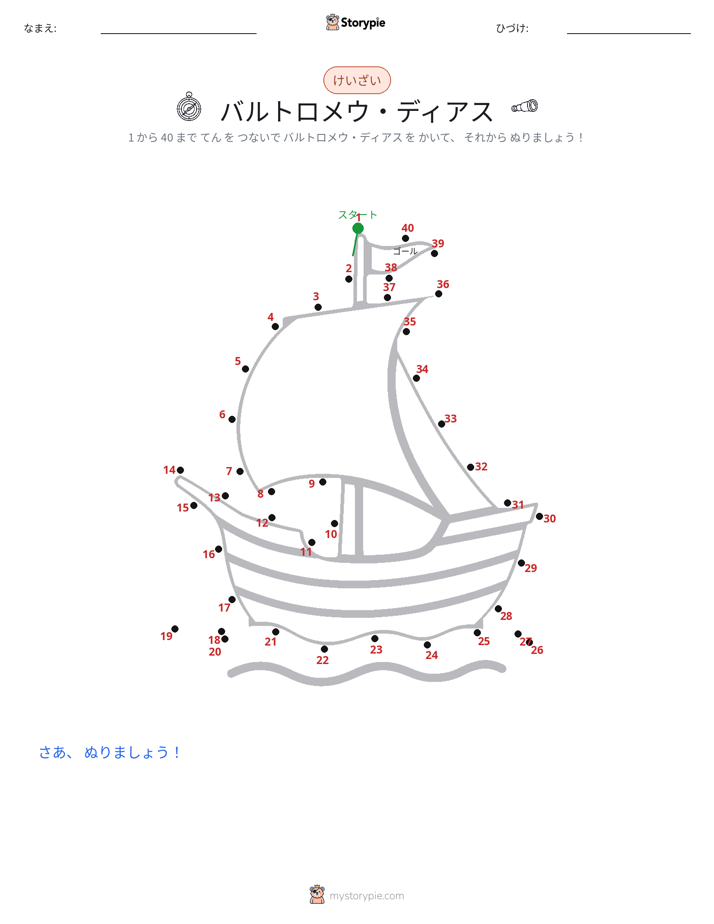 点つなぎ