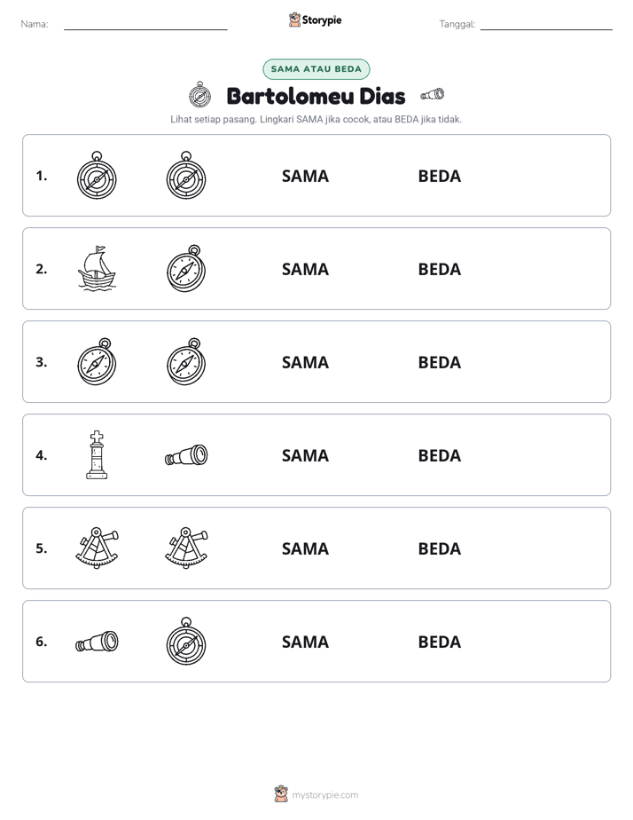 Sama atau Berbeda