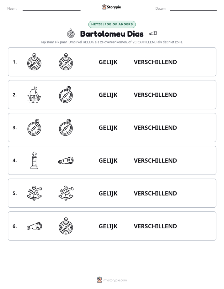 Zelfde of Verschillend
