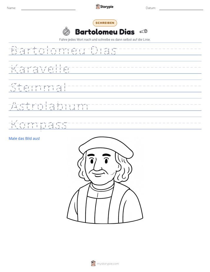 Schreibübung