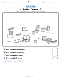 Robert Fulton printable worksheet preview