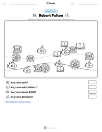 Robert Fulton yazdırılabilir çalışma sayfası önizlemesi