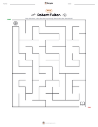 Robert Fulton printable worksheet preview