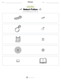 Robert Fulton printable worksheet preview