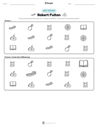 Robert Fulton printable worksheet preview