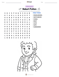 Robert Fulton printable worksheet preview