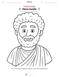 Anteprima della scheda stampabile di Marco Aurelio