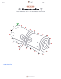 Marcus Aurelius printable worksheet preview