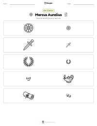 Marcus Aurelius printable worksheet preview