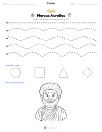 Marcus Aurelius printable worksheet preview