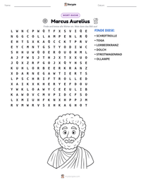 Marcus Aurelius druckbare Arbeitsblatt Vorschau
