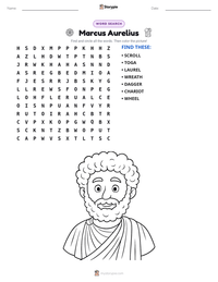 Marcus Aurelius printable worksheet preview