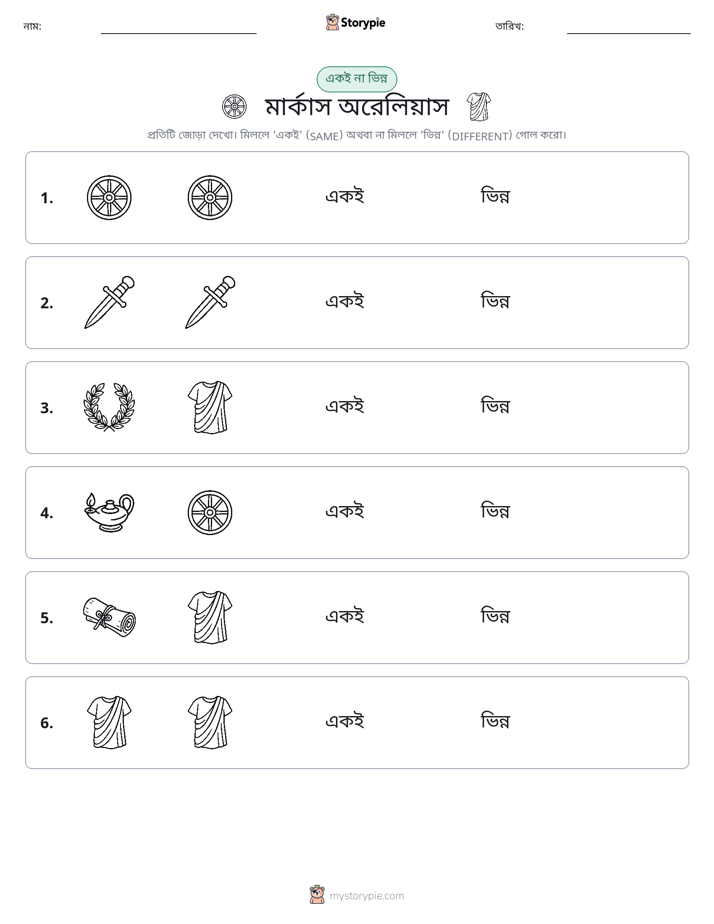 একই বা ভিন্ন