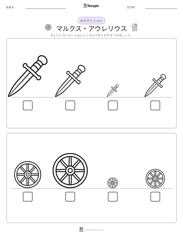 サイズ順