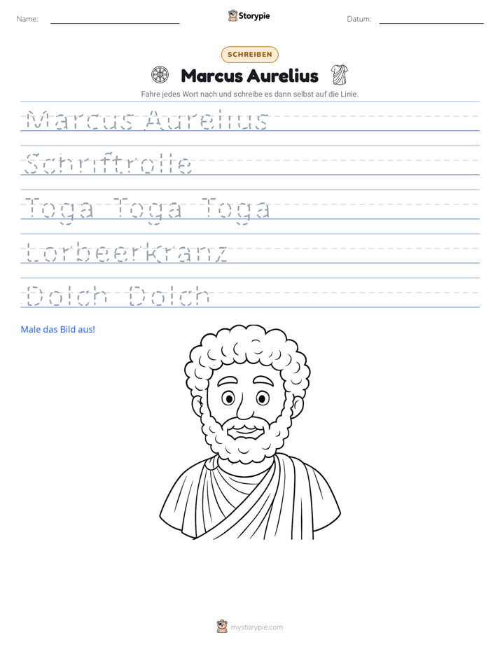 Schreibübung