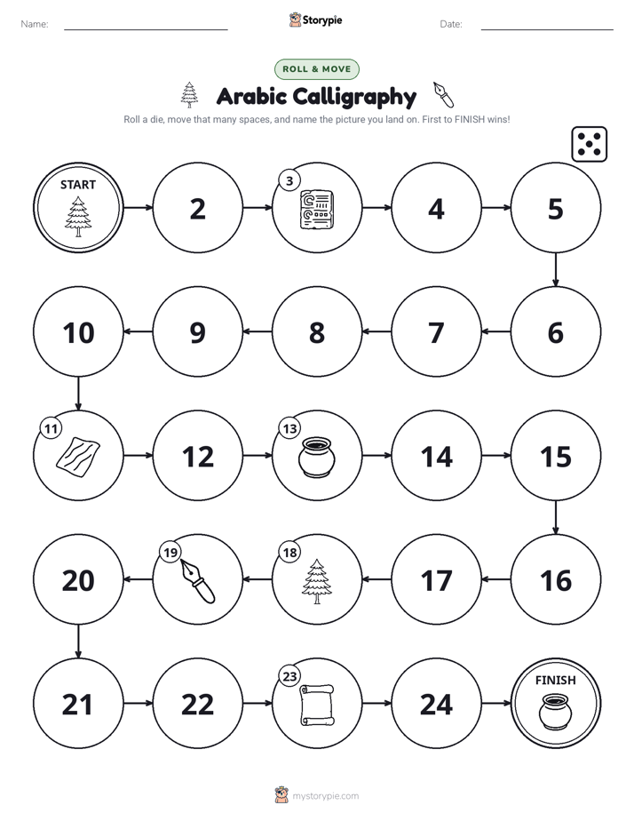 Roll & Move Game