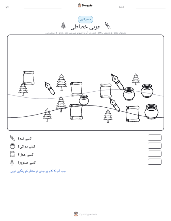 گنتی کا منظر