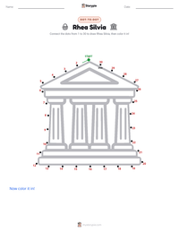 Rhea Silvia printable worksheet preview
