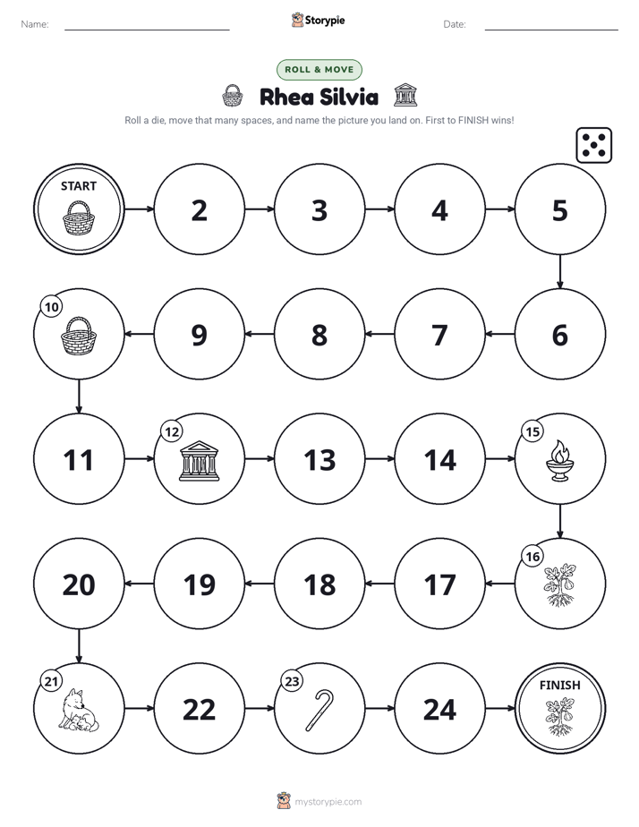 Roll & Move Game