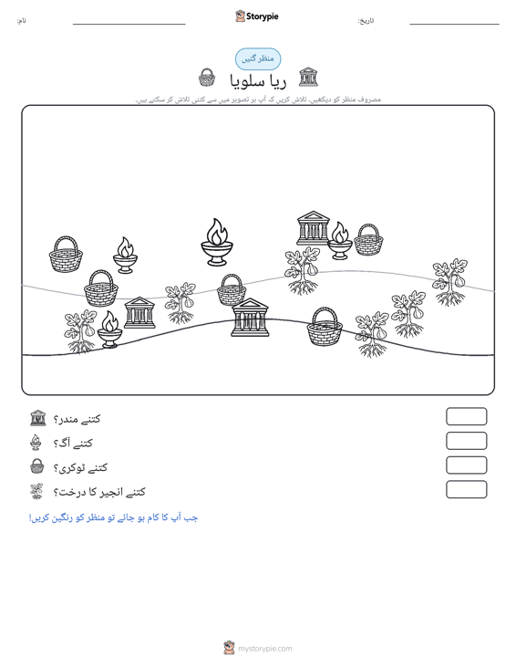 گنتی کا منظر