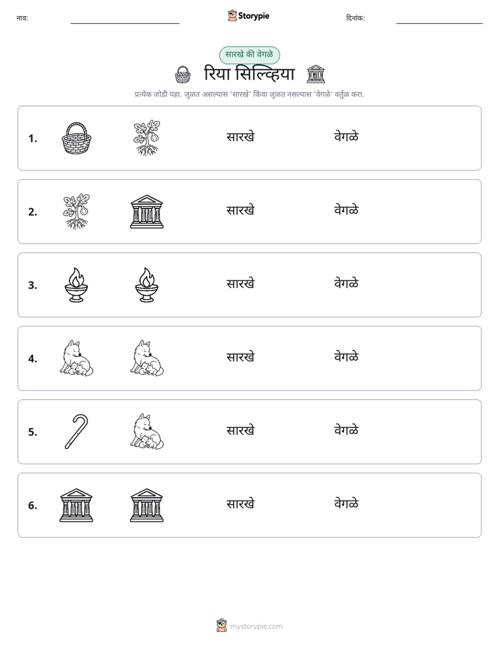 समान की भिन्न