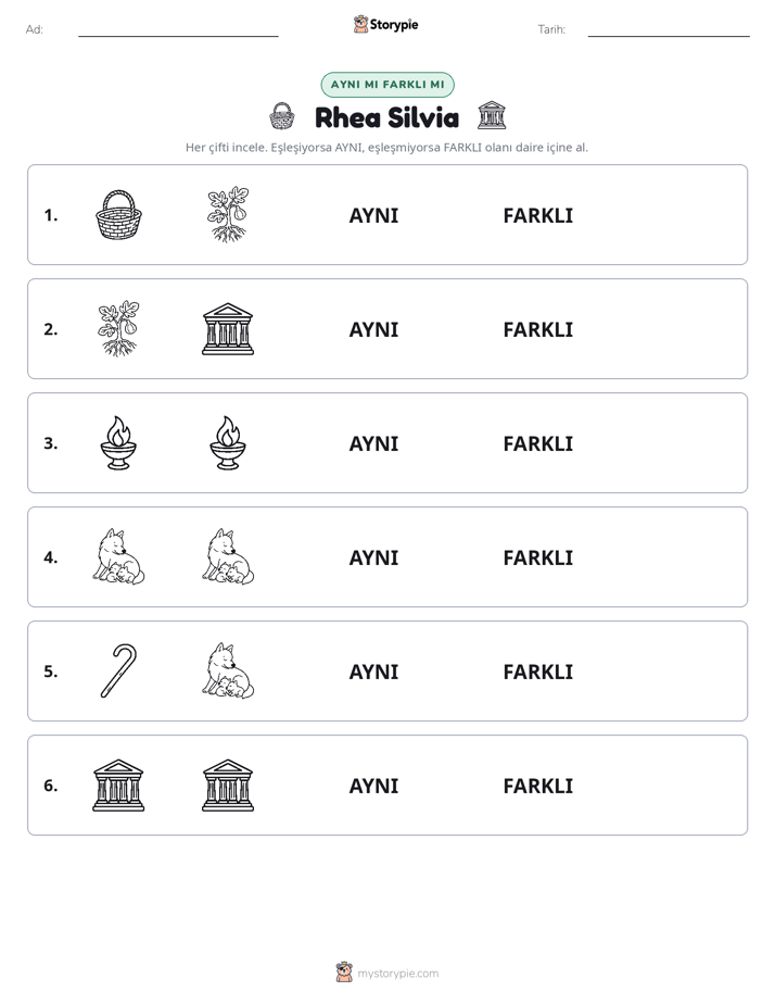 Aynı mı Farklı mı