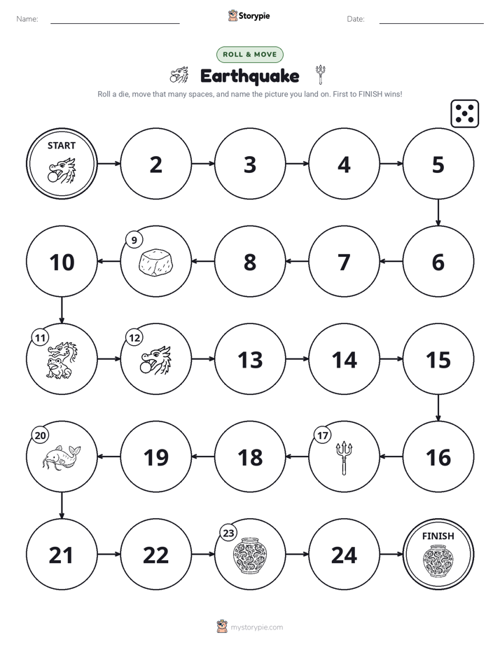 Roll & Move Game