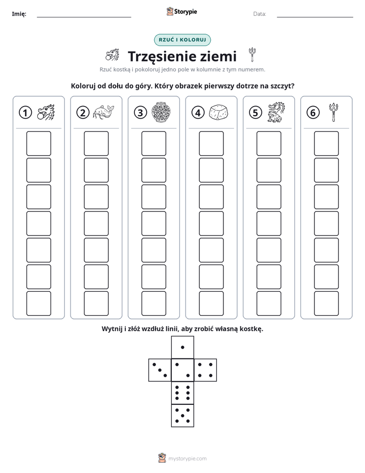 Rzuć i koloruj