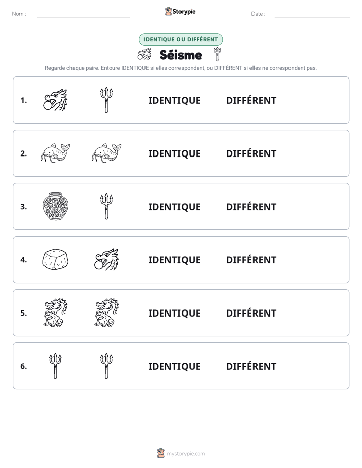 Identique ou Différent