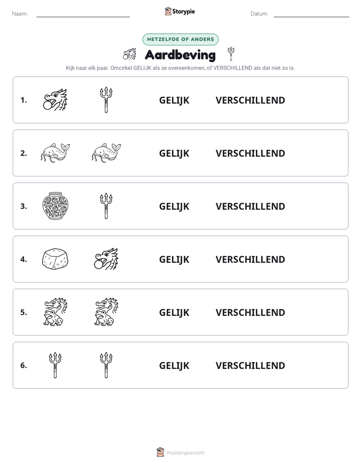 Zelfde of Verschillend