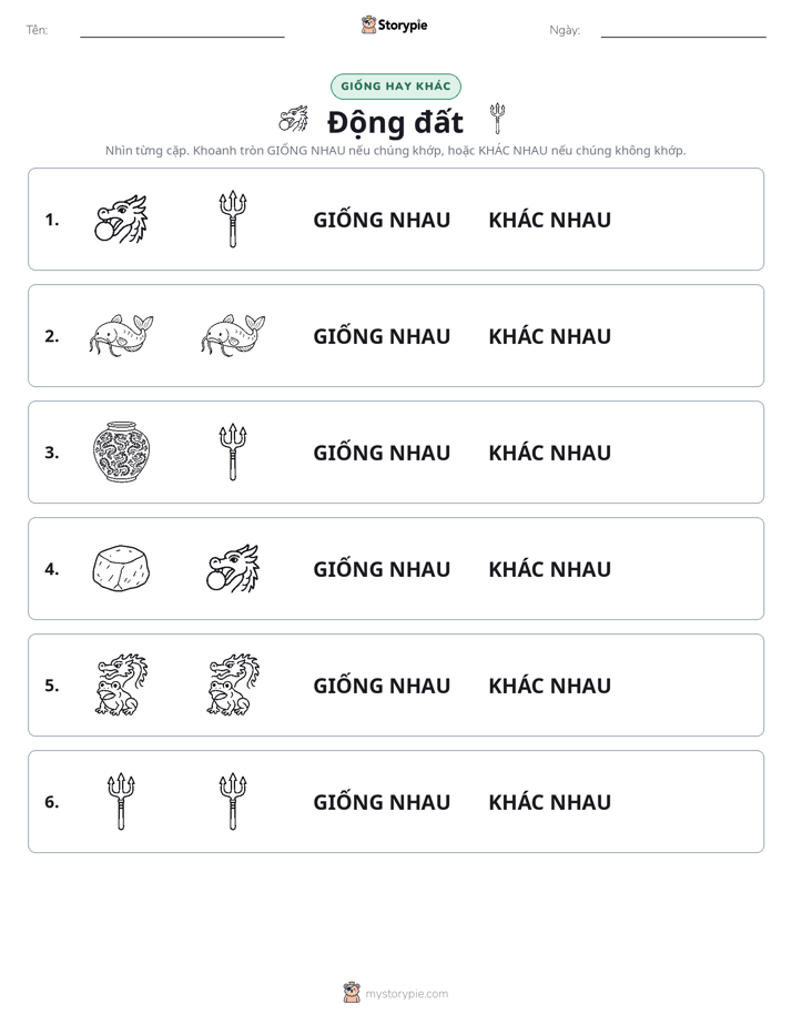 Giống Hay Khác