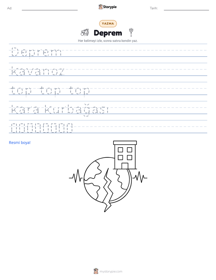 Yazma Pratiği