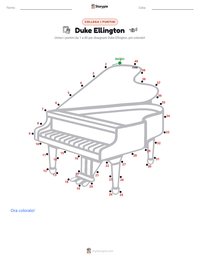 Anteprima della scheda stampabile di Duke Ellington
