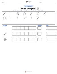 Duke Ellington printable worksheet preview