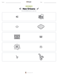 New Orleans printable worksheet preview